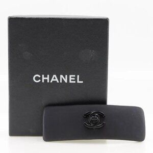 CHANEL Turn lock Valletta COCO Mark black Calfskin Women